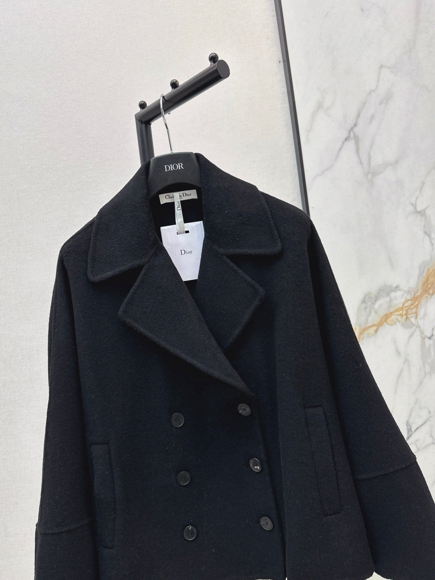 CD NEW Double-faced wool coat