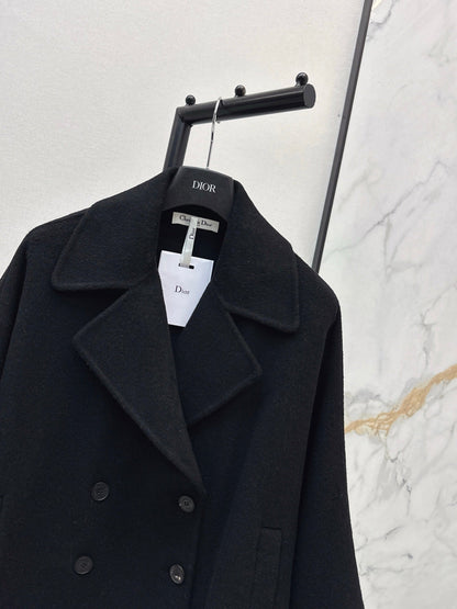 CD NEW Double-faced wool coat