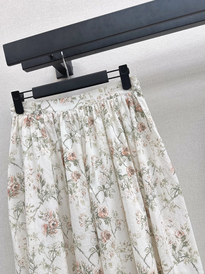CD NEW floral skirt