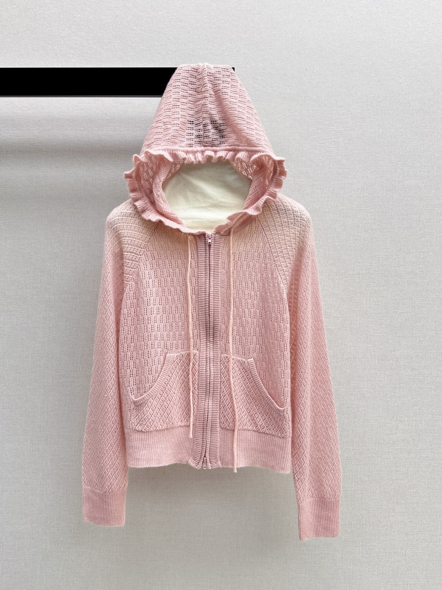 CD NEW Hooded Knit Cardigan