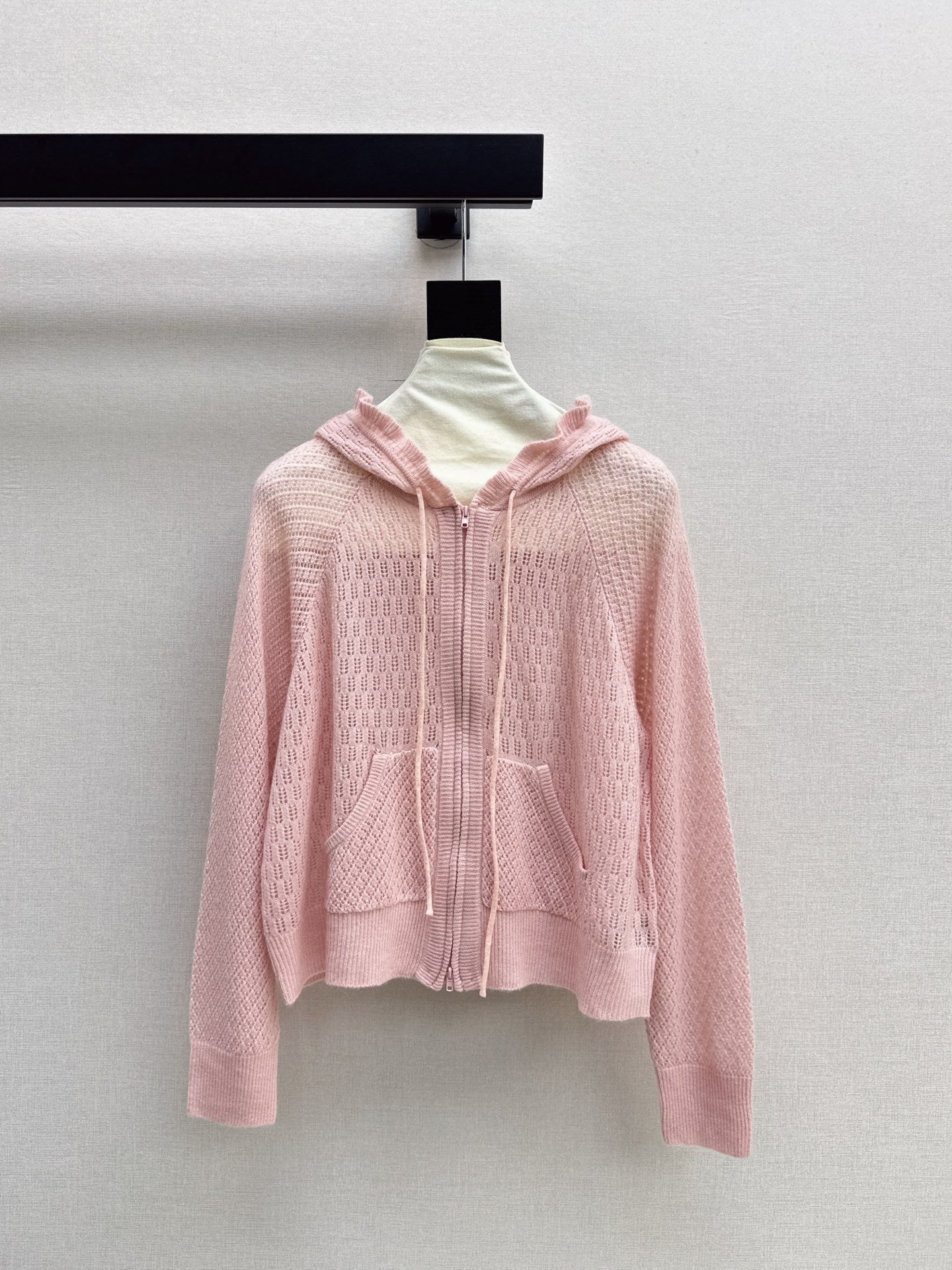 CD NEW Hooded Knit Cardigan