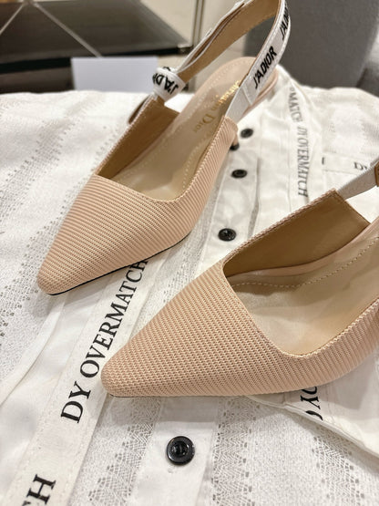 CD New Bow mid-heel shoes