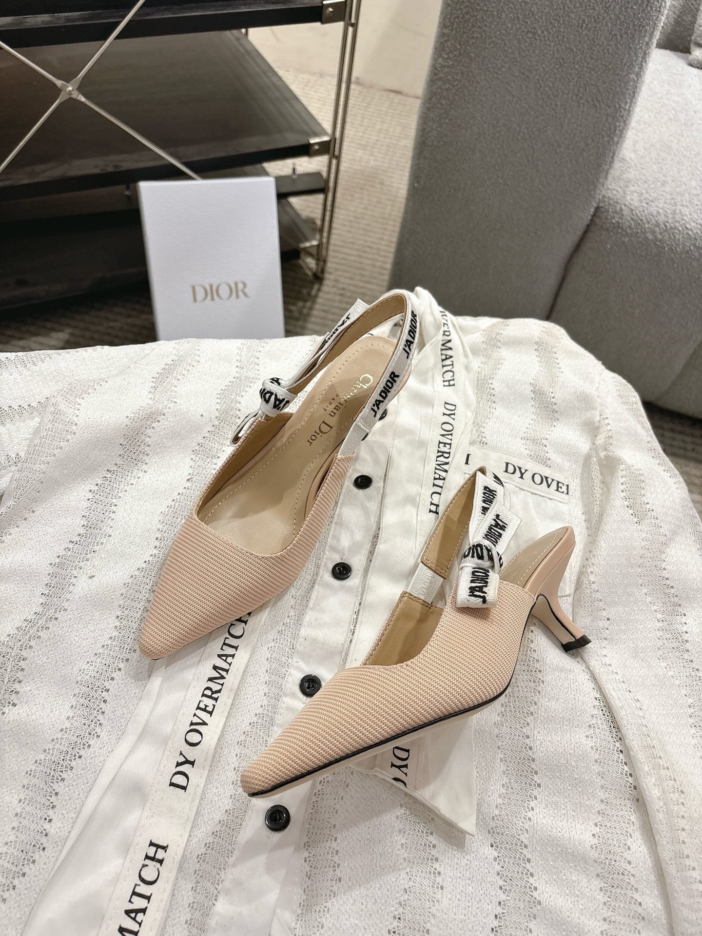 CD New Bow mid-heel shoes