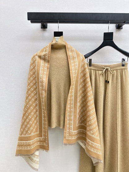 Ce1i NEW Knitted three-piece set