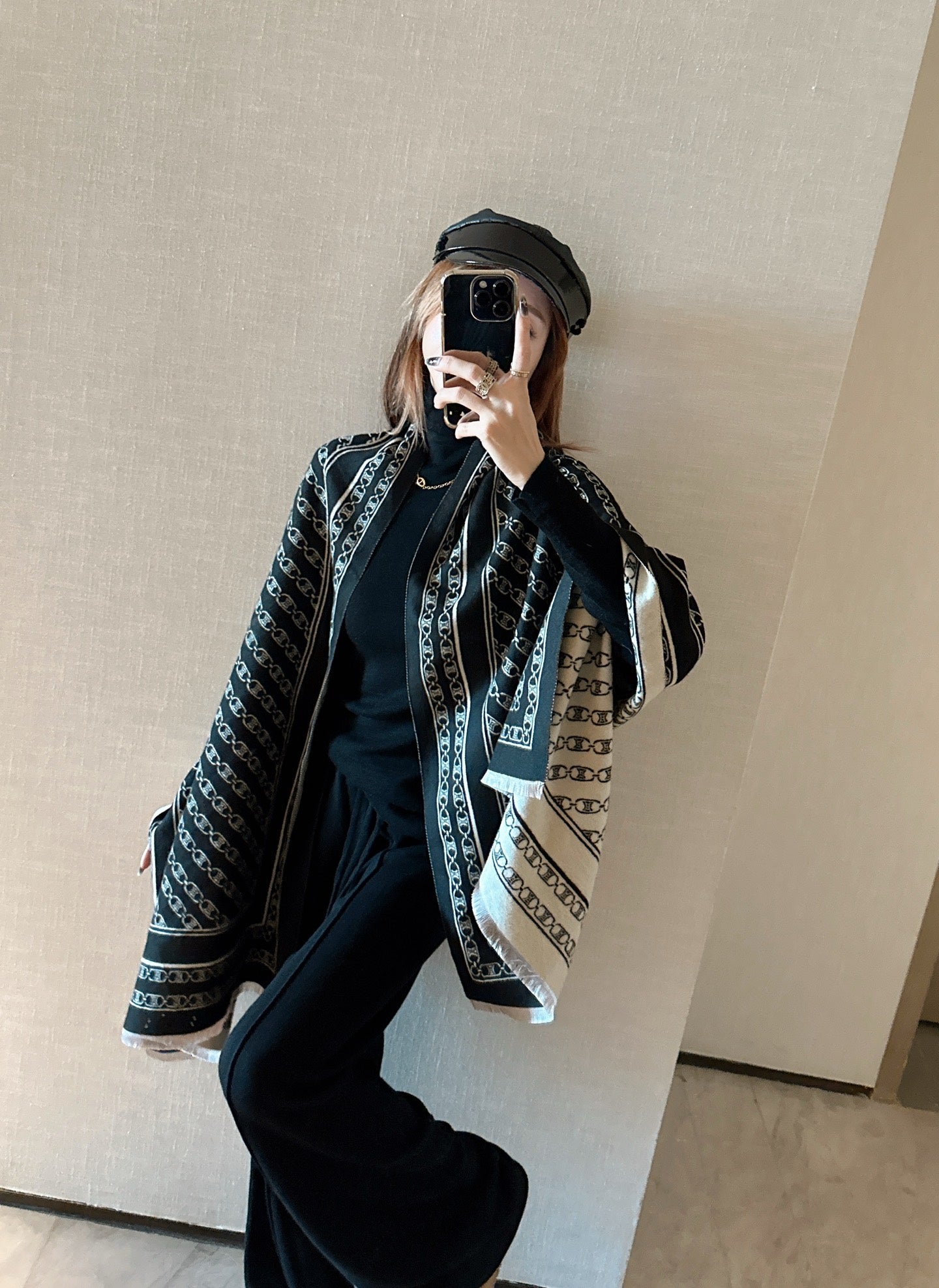 Ce1i NEW Knitted three-piece set