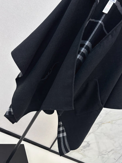 Bur NEW wool shawl cape