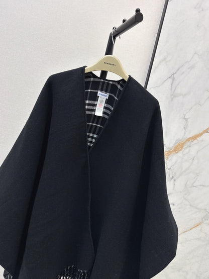 Bur NEW wool shawl cape