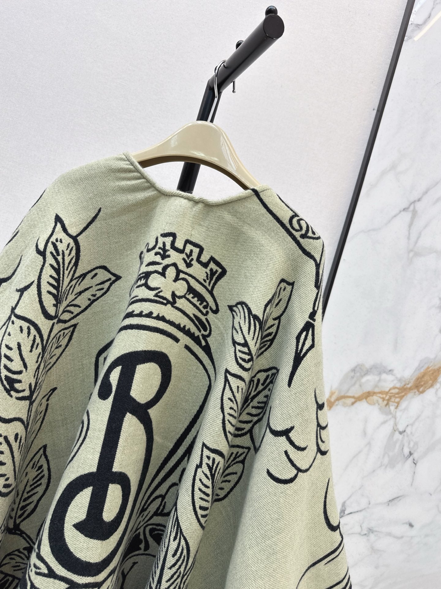 Bur NEW wool shawl cape