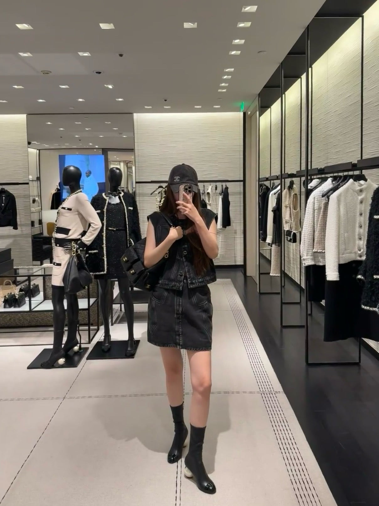 Chan NEW denim skirt