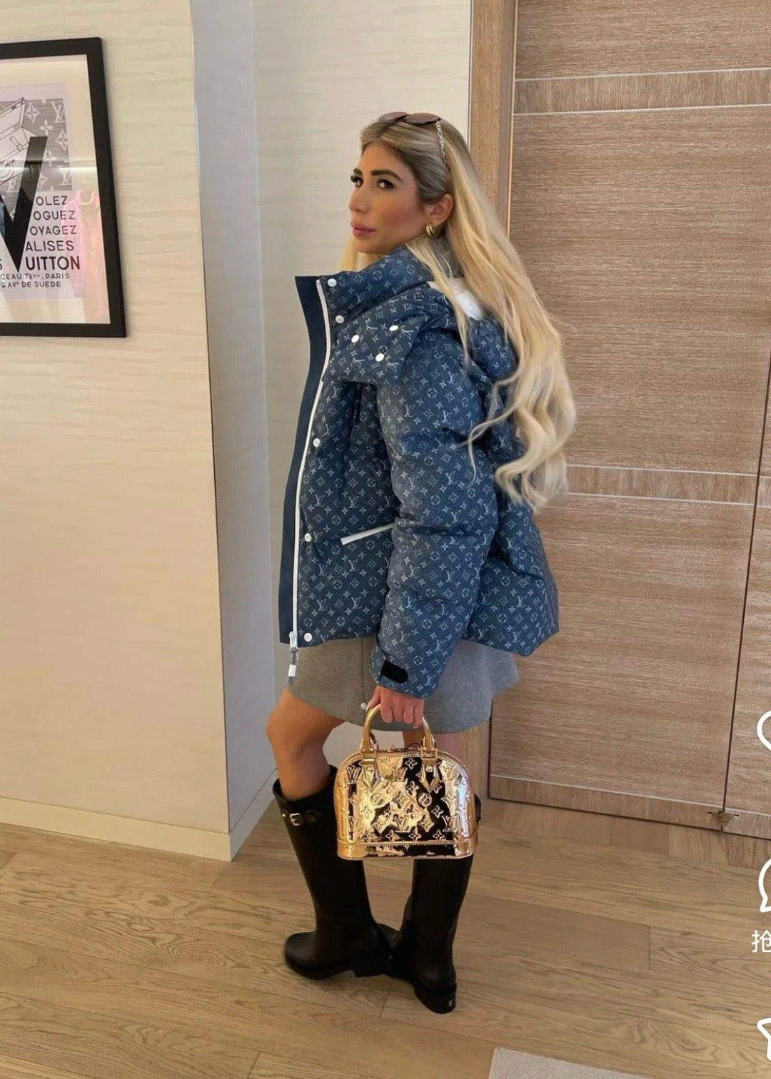 Louis NEW Denim down jacket