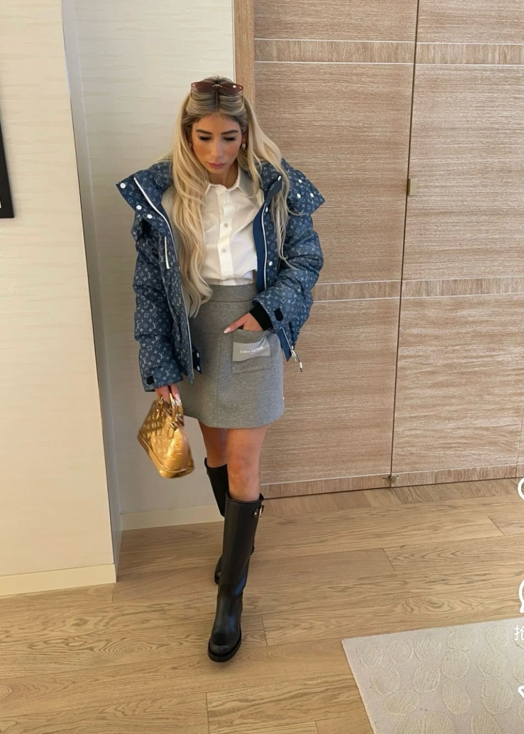 Louis NEW Denim down jacket