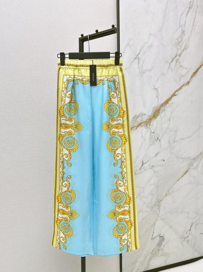 Vers NEW Printed silk pants