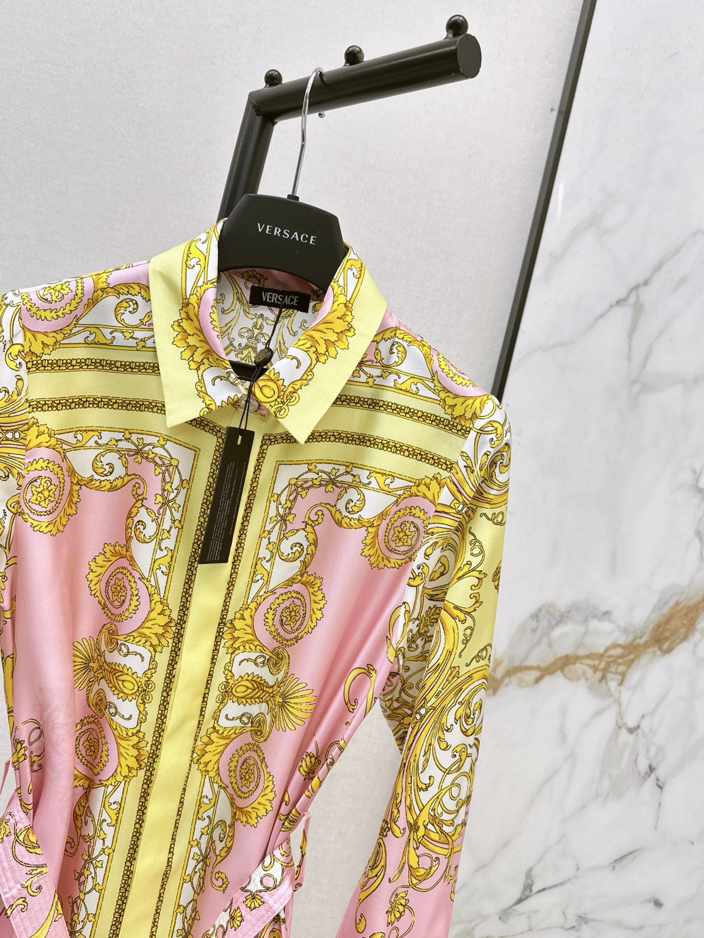 Vers NEW Printed silk dress