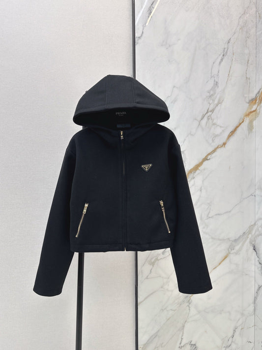 Pra NEW wool hooded jacket
