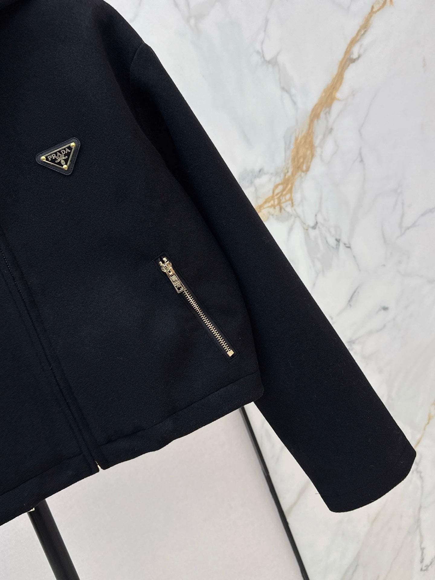 Pra NEW wool hooded jacket