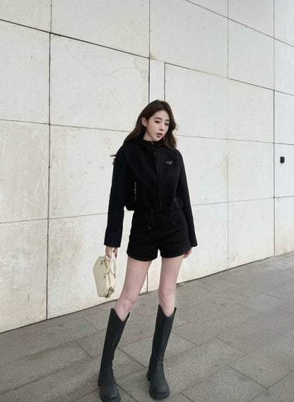 Pra NEW wool hooded jacket