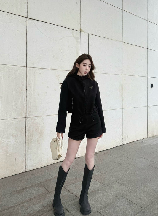 Pra NEW wool hooded jacket