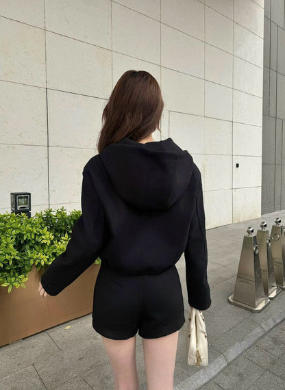 Pra NEW wool hooded jacket