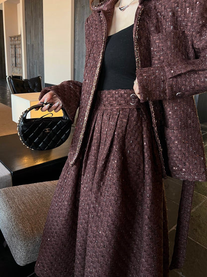 Chan NEW woven skirt