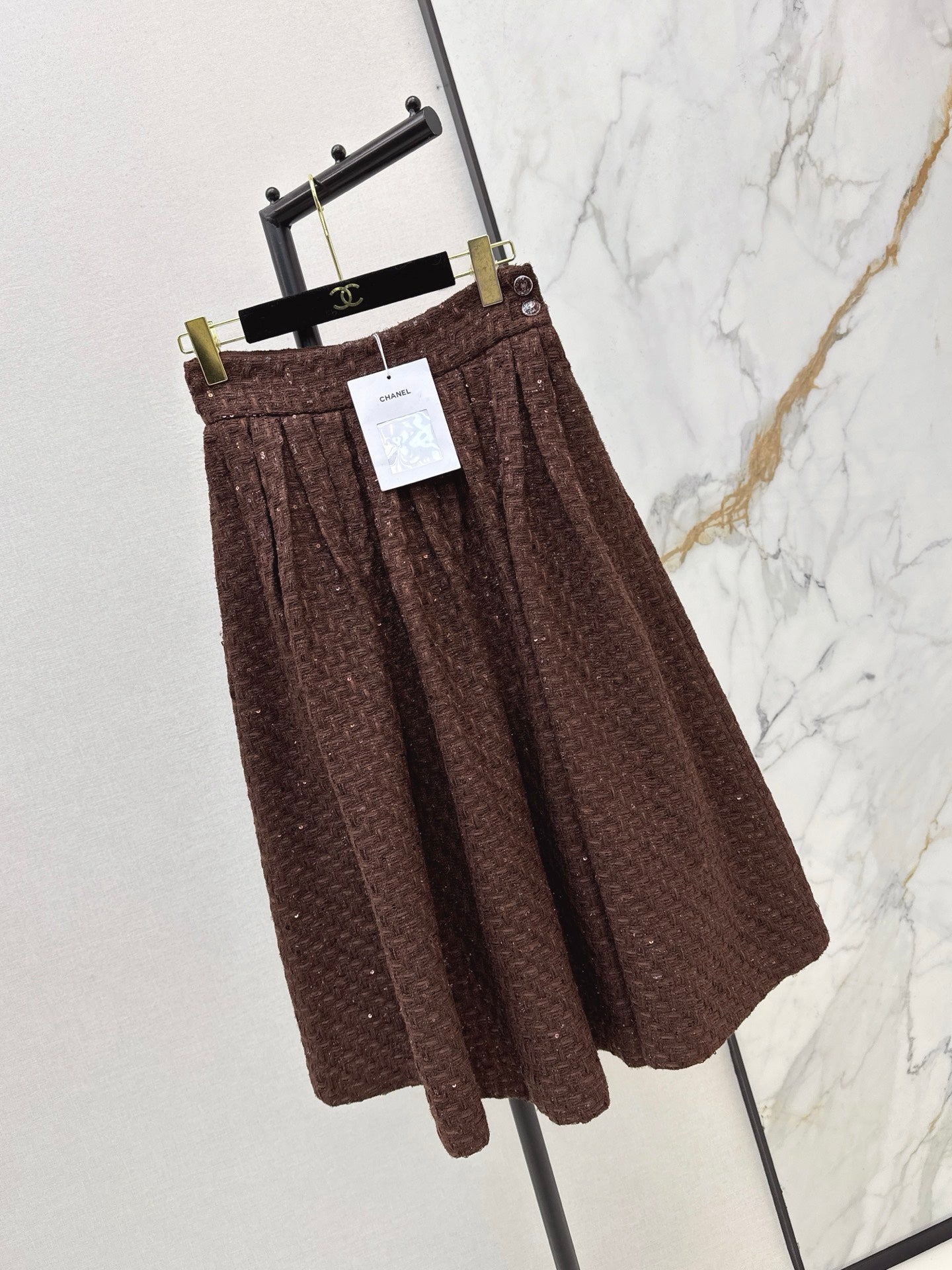 Chan NEW woven skirt
