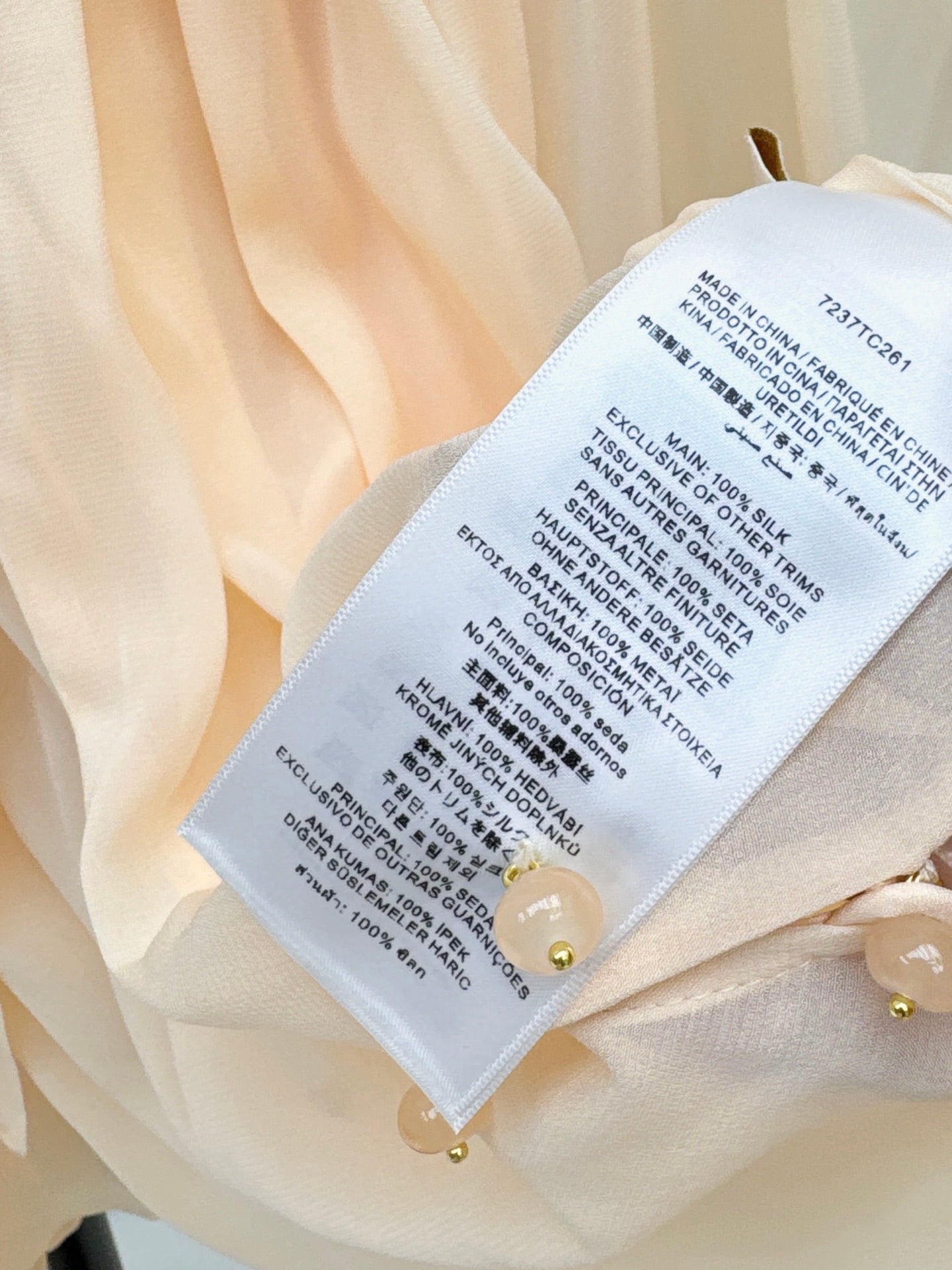 Zimm NEW Silk puff sleeve shirt