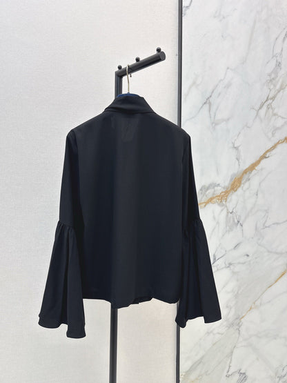 Louis NEW ribbon flare sleeve shirt