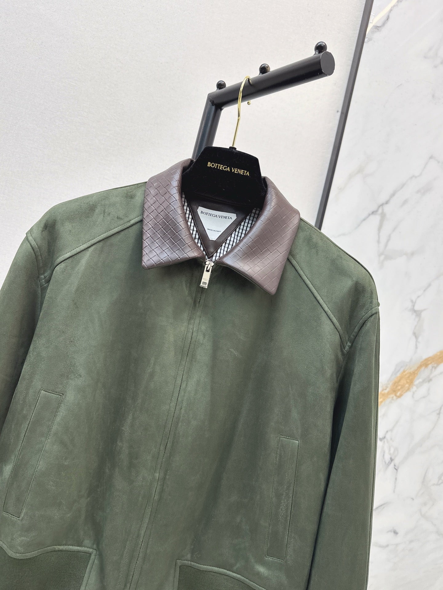 Bott NEW woven collar jacket