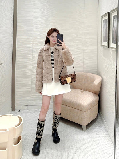 CD NEW diamond pattern jacket