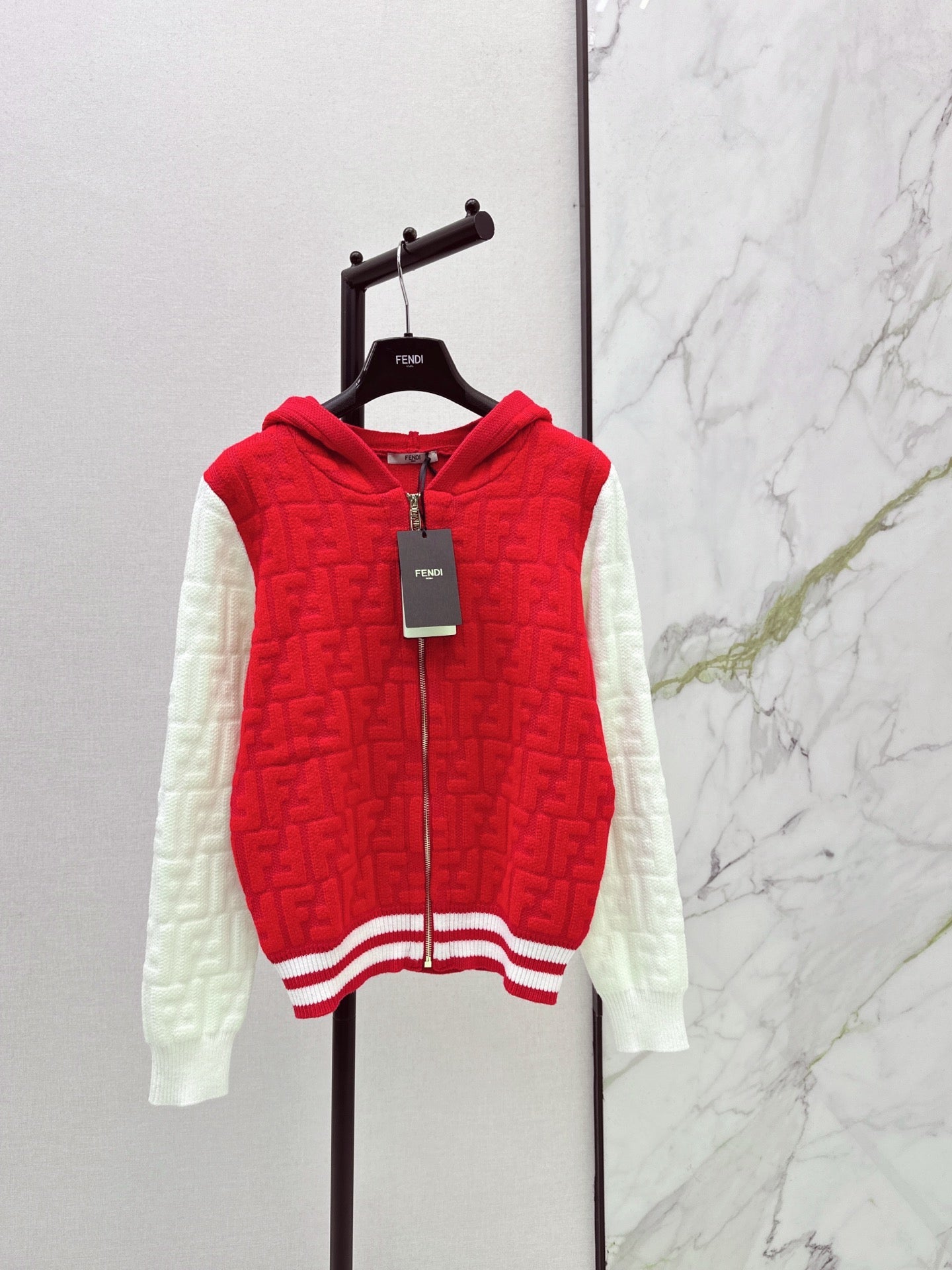 Fend NEW wool cardigan sweater