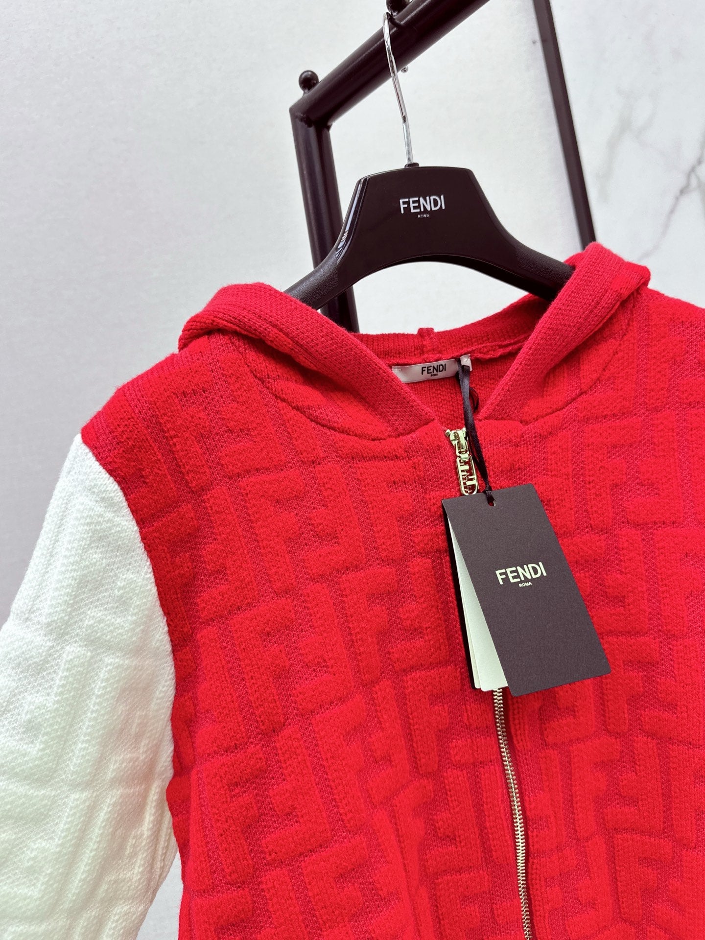 Fend NEW wool cardigan sweater