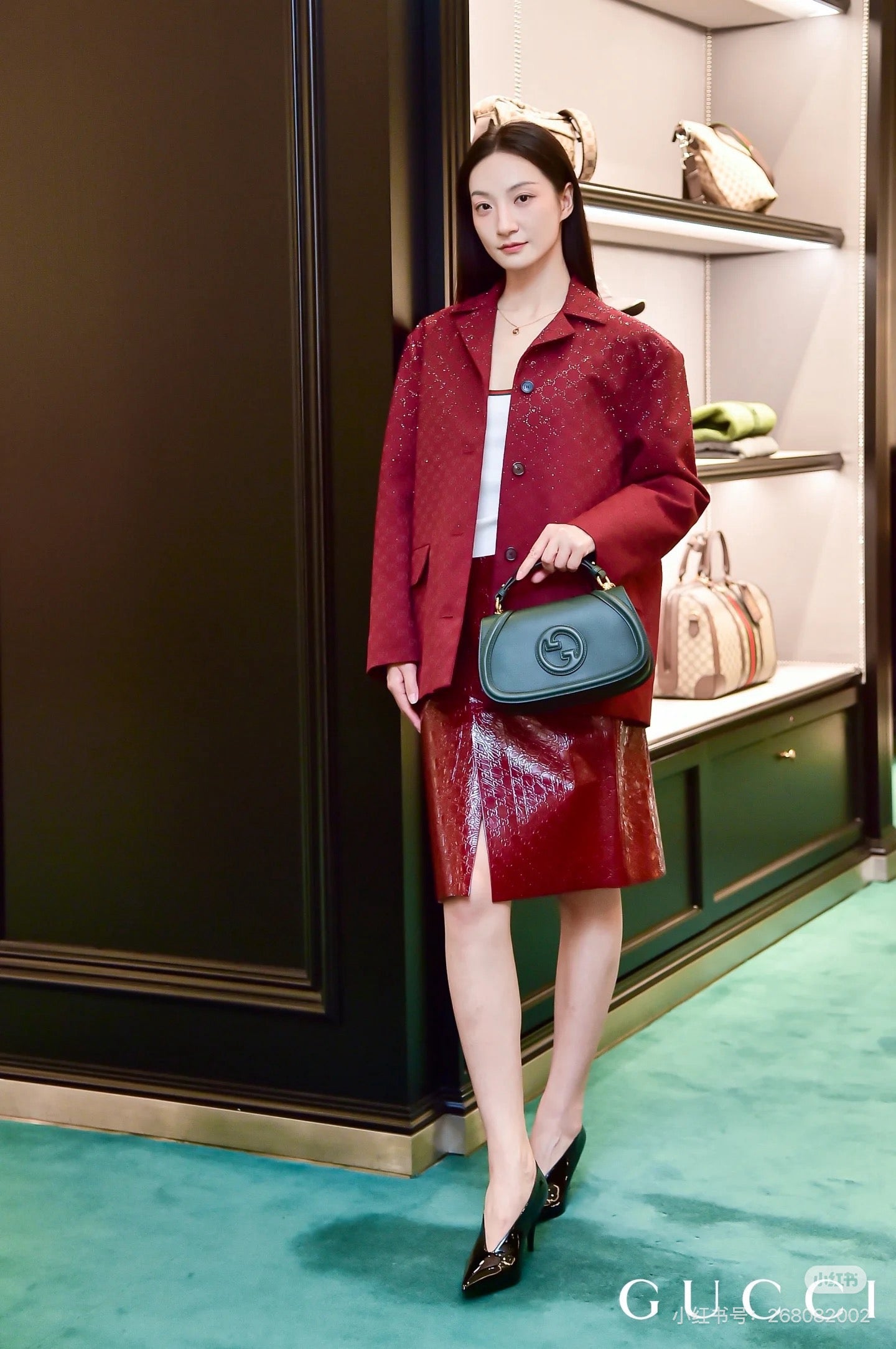 Guc NEW jacquard woven blazer