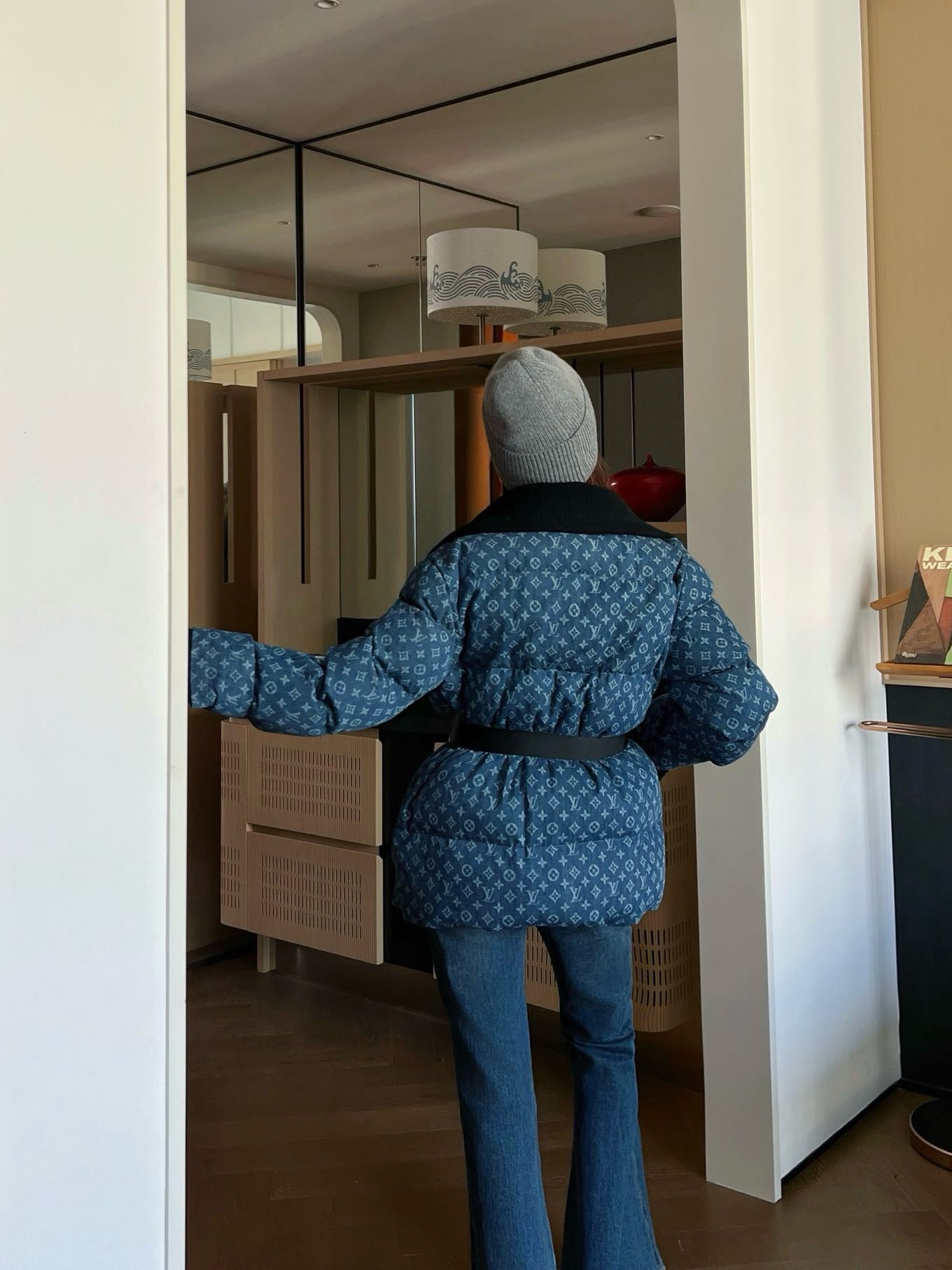 Louis NEW Denim down jacket