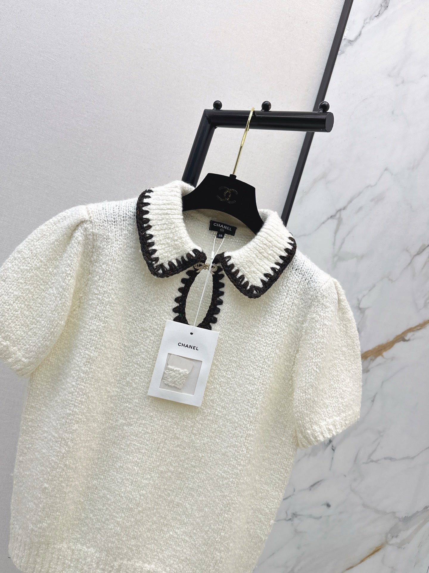 Chan NEW Bow-tie cashmere sweater