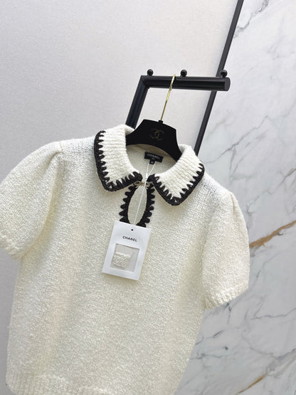 Chan NEW Bow-tie cashmere sweater