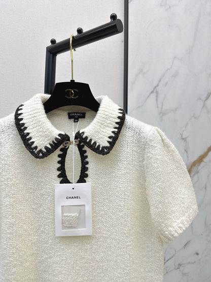 Chan NEW Bow-tie cashmere sweater