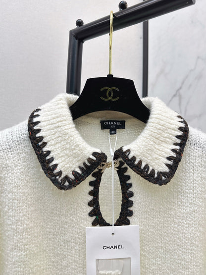 Chan NEW Bow-tie cashmere sweater