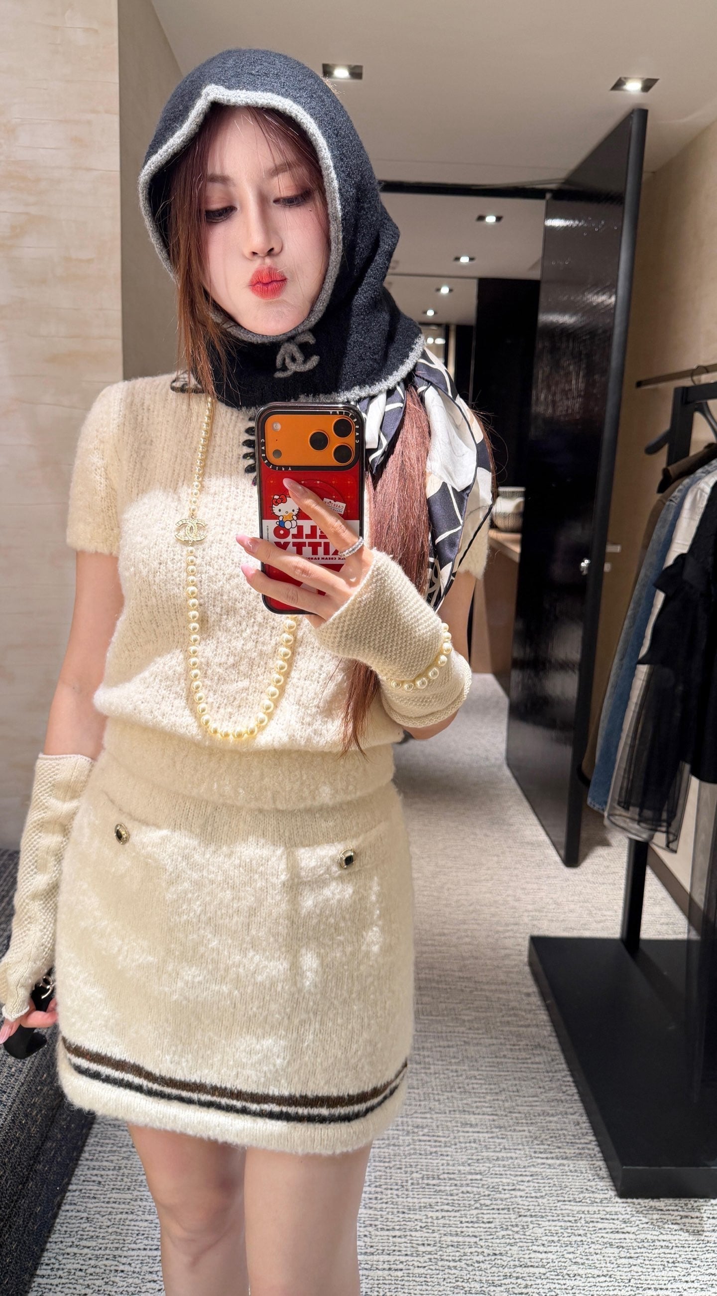 Chan NEW Plush skirt