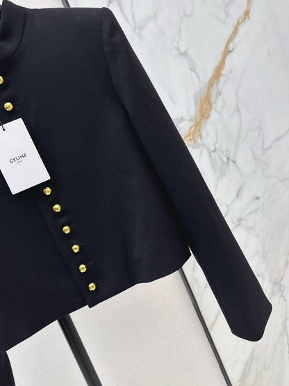 Ce1i NEW gold button jacket