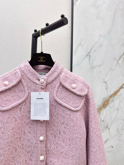 Chan NEW lace woven jacket