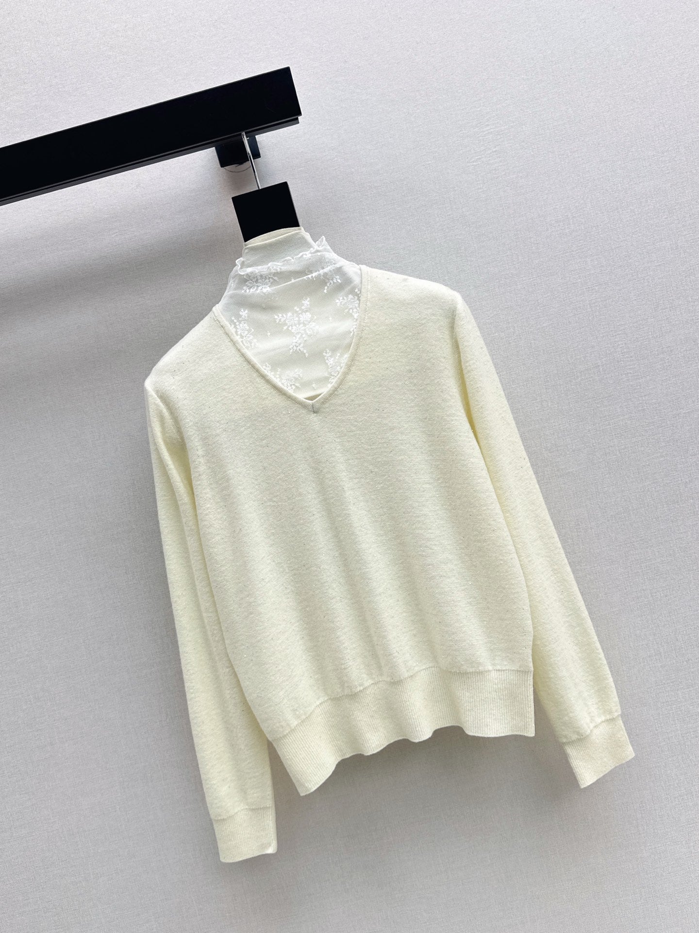 Es NEW Lace wool sweater