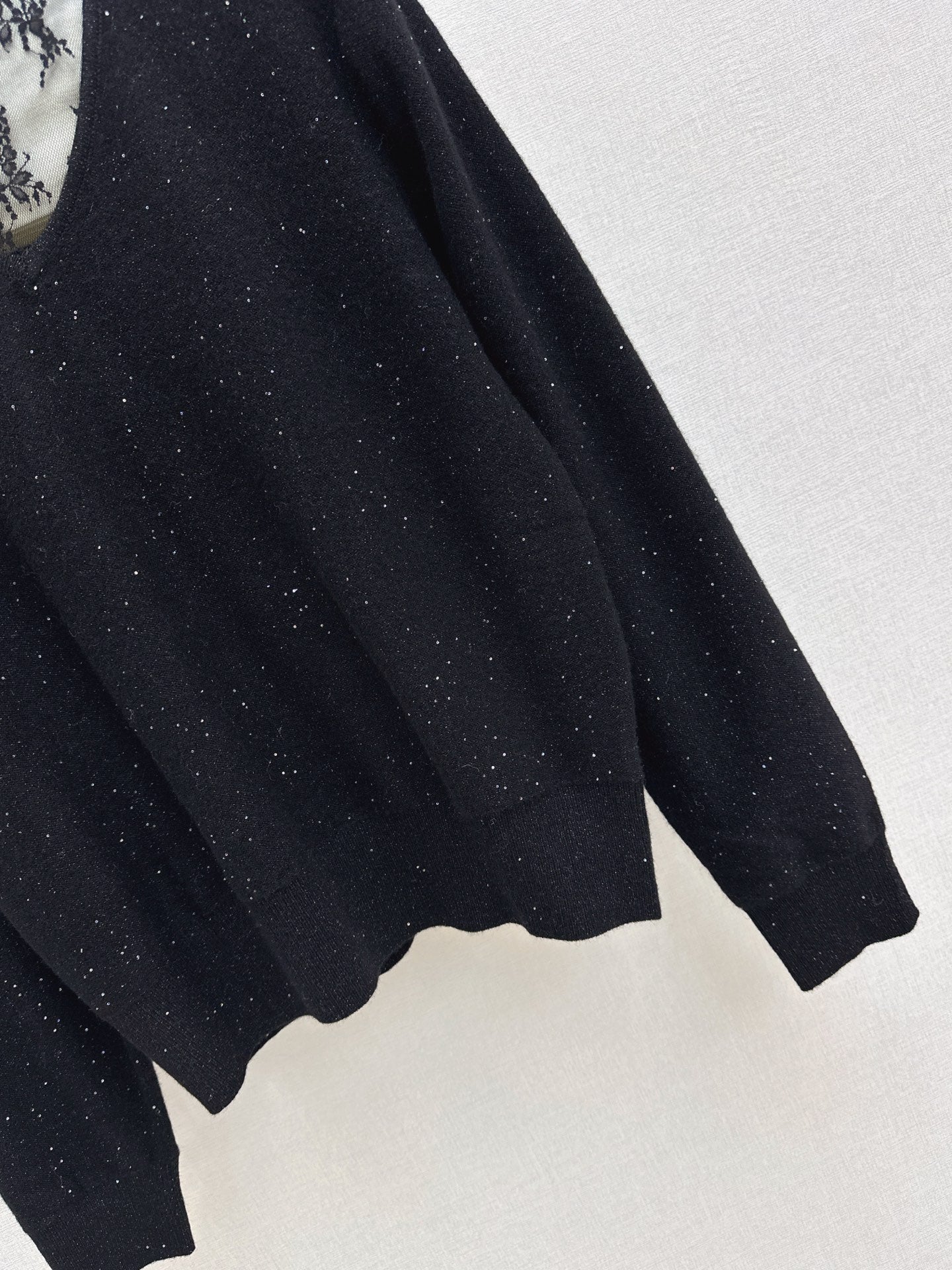 Es NEW Lace wool sweater