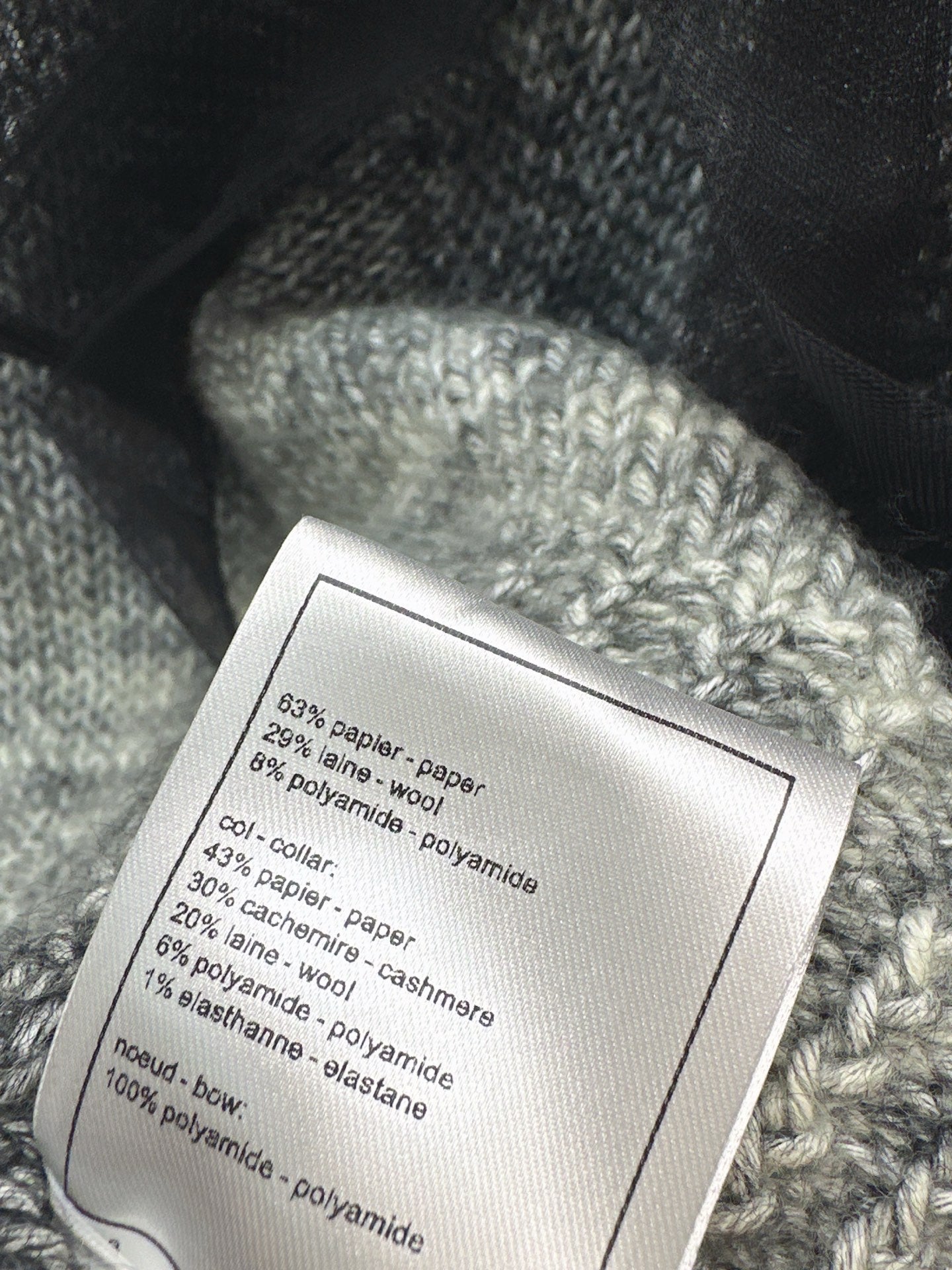 Chan NEW Gradient bow sweater