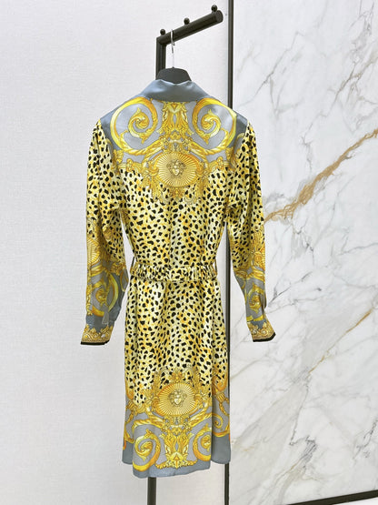 Ver NEW Printed silk dress