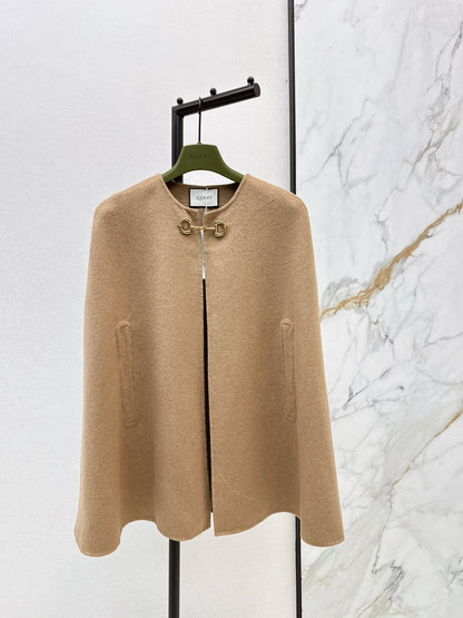 Guc NEW wool cape coat
