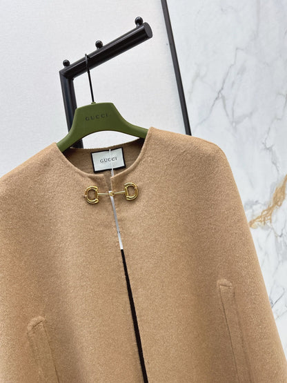 Guc NEW wool cape coat