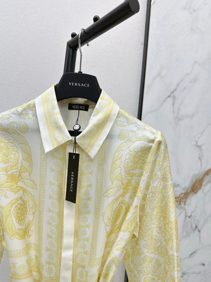 Ver NEW Printed silk dress