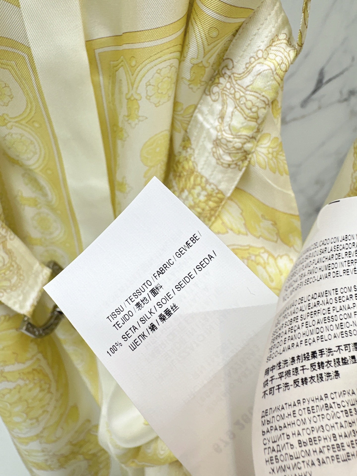 Ver NEW Printed silk dress