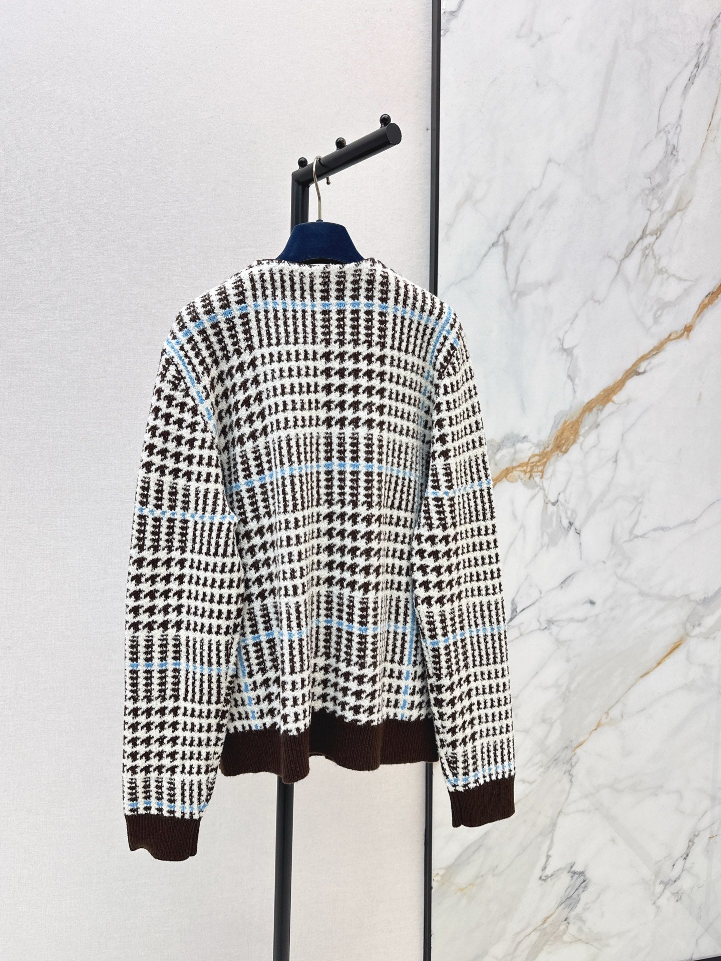 Louis NEW Houndstooth Jacquard Cardigan