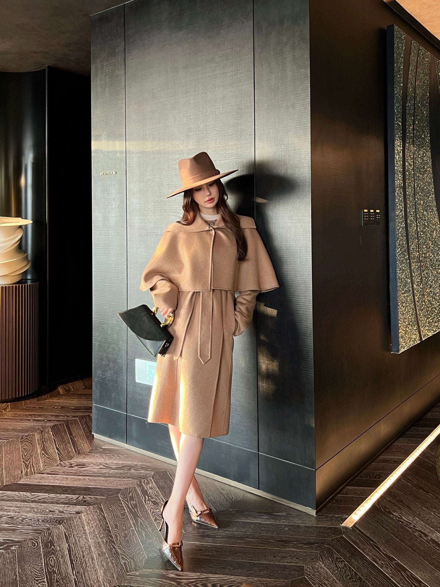 Ch1o NEW Woolen coat