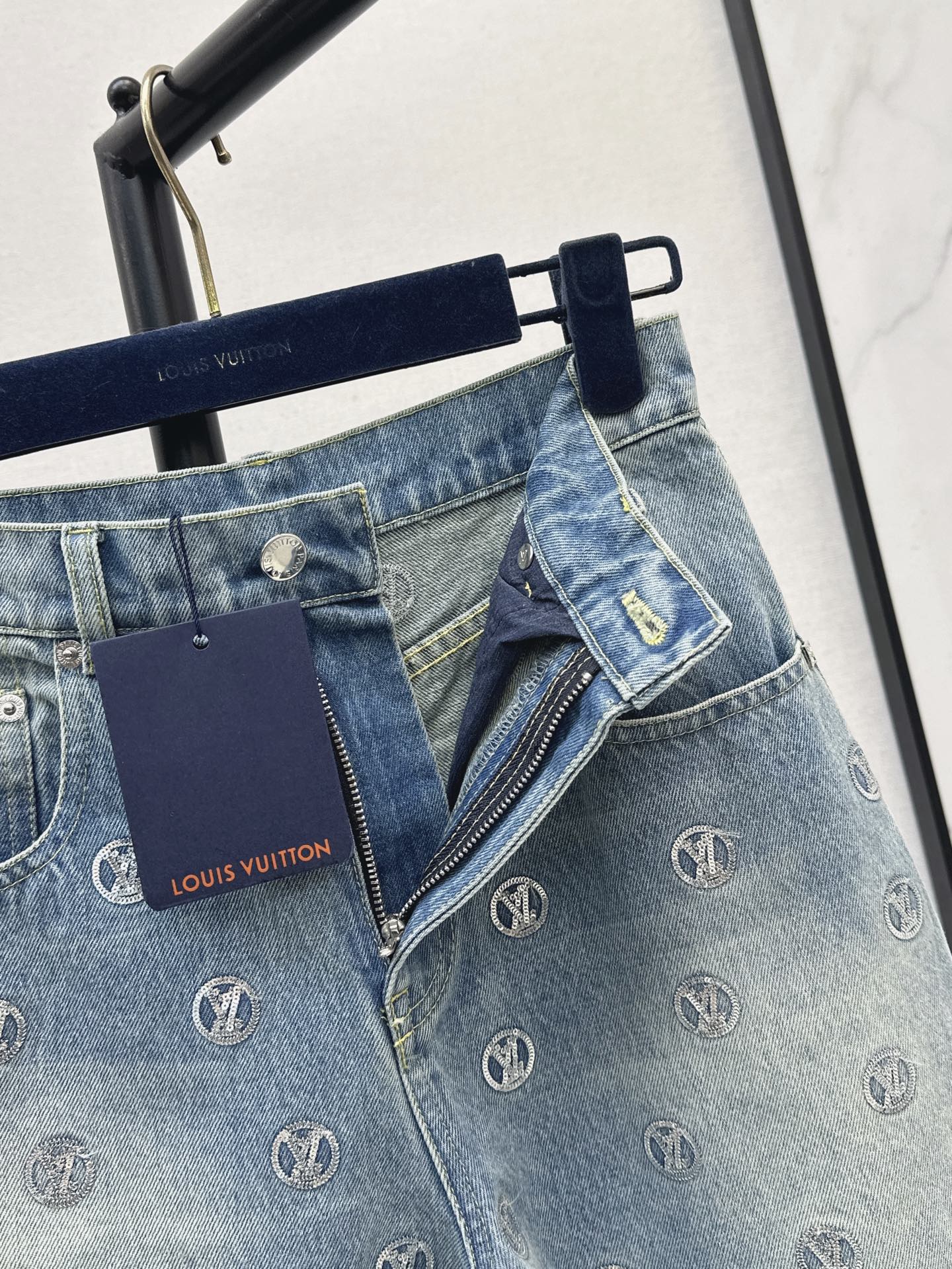 Louis NEW Gold Coin Sequin Jeans